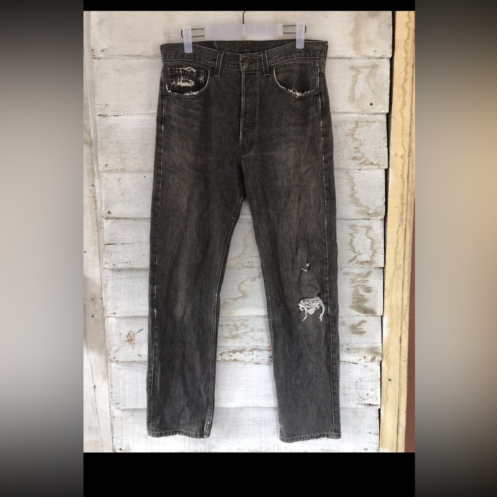 Men Vintage 80s-90s 501 Distressed Jeans